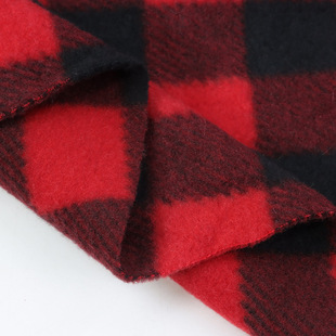 Spot Plaid Printed Double-Sided Fleece Printed Polar Fleece Fabric Shirt Coat Home Clothes Toy Fabric