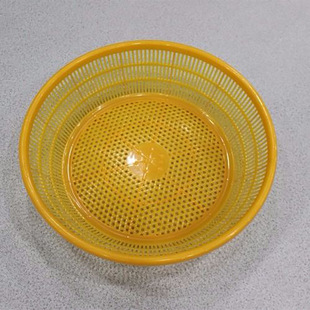 Hotel kitchen round big eye multi-purpose waxberry basket fruit basket seafood vegetable washing radish vegetable washing box seafood