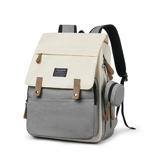 Mummy Bag new large capacity multi-function shoulder baby Bag waterproof milk bottle Bag can be set with pull rod Mummy Bag