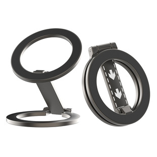 magsafe magnetic mobile phone double-sided magnetic finger ring desktop bracket alloy material ultra-thin modeling manufacturers direct supply