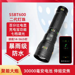 Mars Shining Super Bright Flashlight [G600 Night Soul] Household Outdoor Durable Flashlight