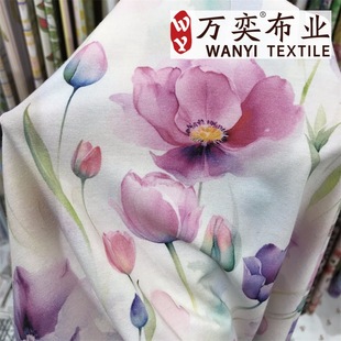 Rayon Spring and Summer Modal Fabric Home Clothing Suit T-Shirt Knitted Children's Clothing Reactive Printed Fabric