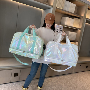 Fashion Sports Fitness Bag Women's 2024 New Yu Large Capacity Simple Crossbody Yoga Bag Portable Travel Bag Wholesale