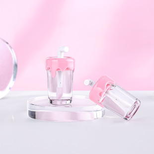 Оптовая продажа с фабрики 7ml стеклянная губная помада трубки для губ для глазури прозрачная пустая трубка пустая бутылка для губ для грязи бутылка для макияжа помада для бутылок