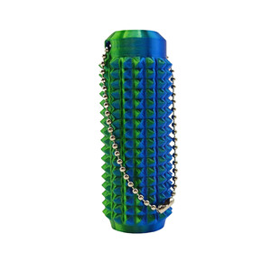 Cross-border 3D printing Spiky Grippie Stim Keychain portable fingertip decompression massage key chain