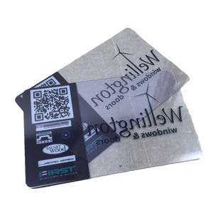 Supply pvc transparent card cement scale transparent card waterproof business card transparent silk screen scale ruler card