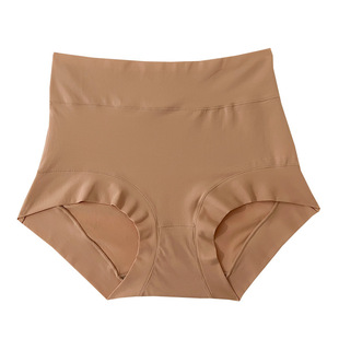 60S plus size Class A Long-staple Cotton Women's High Waist Underwear Women's Cotton Pure Cotton Women's Anti-bacterial Crotch Traceless Belly-tucking Pants