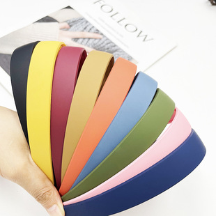New Korean version 2.0cm matte toothed headband classic wide-brimmed plastic headband women's pressure hair non-slip head buckle hairpin
