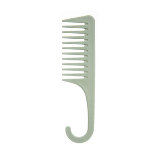 Color big curved hook comb girls styling hair comb wholesale hair salon oil hair comb hair care curly hair wide tooth comb