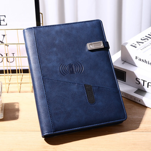 Charging treasure notebook suit power notepad mobile power notebook loose-leaf wireless charging notepad