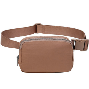 lulu Same-style Waist Bag Nylon Waterproof Chest Bag Outdoor Multifunctional Sports Running Bag lulu Crossbody Waist Bag for Men and Women