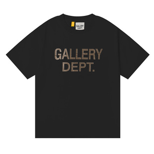 American High Street Fashion Brand Black Soul Slogan Letter Print Loose Street Casual Short-Sleeved Round Neck T-Shirt for Men and Women