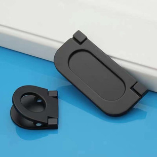 Punch-free Drawer Buckle Concealed Flat Handle Modern Simple Invisible Wardrobe Door Handle Tatami Paperback Pull Ring