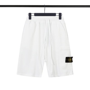 2023 cross-border American high street spring and summer embroidery LOGO compass logo side pocket shorts pants men's and women's foreign trade