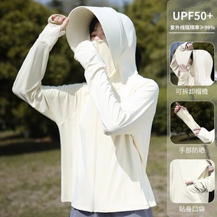 Ice Silk Large Brim Sun Protection Clothing Women's 2025 Summer New Anti-Uv Cycling Sun Protection Shirt Sun Protection Clothing Blouse
