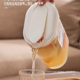 Japanese-style Refrigerator Cold Water Kettle Household Cold Water Cup Large Capacity High Temperature Resistant Beverage Cold Water Boiler Cold Water Kettle