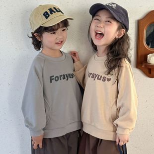 Children's Swedie Boys' Spring Cotton Loose Girls' 2025 New Spring and Autumn Korean Baby Sports Clothes