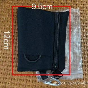 Coin Purse Miscellaneous Bag Japanese Style Unisex Personalized Zipper Clutch Coin Card Holder Pocket Bag Storage Bag Square Bag