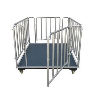 Pinheng Weighing Scale Small Farm Weighing Cattle Weighing Pig Electronic Weighing Scale with Fence 1 Ton 3 Ton Weighing Scale Platform Weighing Scale