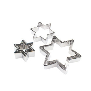 Christmas Tree Hexagon 10 Piece Set Cookie Mold Cookie Fold Cake Baking Mold DIY Cookie Mold