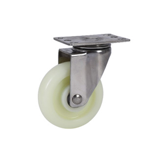 Haolun factory straight hair 2.5 inch 3 inch 4 inch 5 inch directional universal medium pp304 stainless steel brake casters