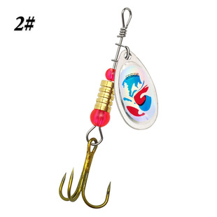 Multi-pattern composite rotating sequins 6cm3g metal sequins three hooks suit Luya fake bait wholesale