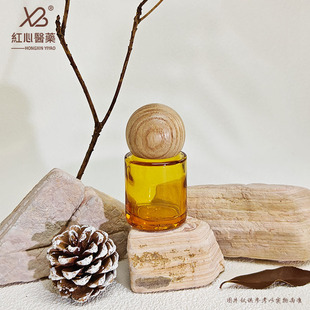 Factory in stock 30ml brown frosted dark essential oil bottle cosmetic essence dropper sub-bottled small sample bottle