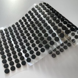 Supply black silicone furniture anti-collision adhesive paste transparent silicone pad self-adhesive buffer non-slip mute glass pad