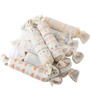 Six-layer Cotton Gauze Candy Pillow Neck Pillow Pillow Infant Baby Pillow Sleeping Pillow Pregnant Women Side Sleeping Barrel Pillow