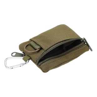 Wholesale Waterproof Coin Pocket Hiking Waist Bag Purse Mini Portable Key Card Cover with Outdoor Carabiner