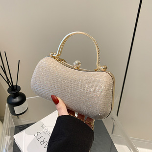 This year's popular crossbody bag for women 2024 Summer new fashionable shoulder crossbody texture makeup portable box bag