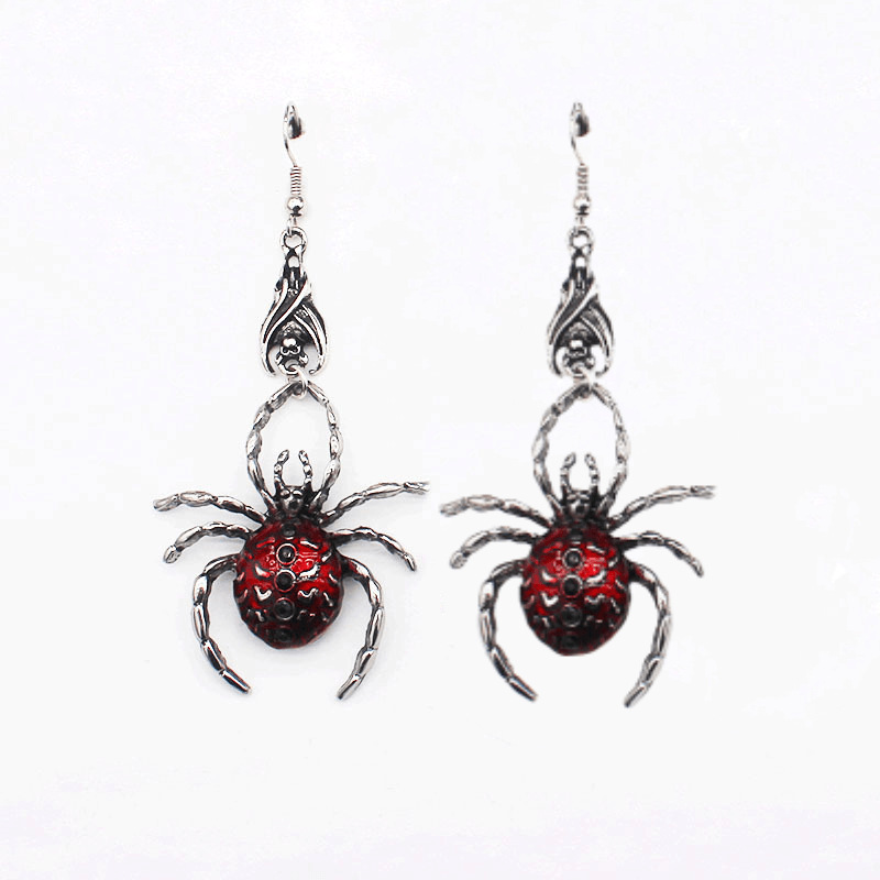 Cross-border foreign trade new spider series earrings Halloween funny earrings Europe and the United States personality design sense factory direct sales