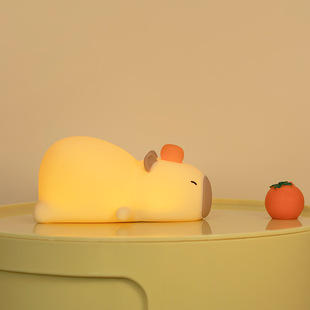 Kappibala Silicone Lamp Children's Cartoon Bedroom Emotional Nightlight Bedroom Bedside Maternal and Infant Feeding Desk Lamp