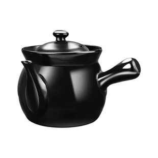 Old-fashioned medicine pot traditional frying pot casserole boiling medicine pot boiling herbal stew Chinese medicine pot medicine pot 4 liters high temperature resistant open flame