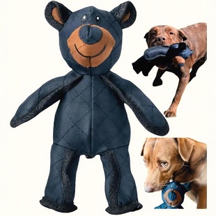 Трансграничный новый спот Unbreakable Bear Мощный медведь Укус нейлоновой ткани собака голосовой игрушки