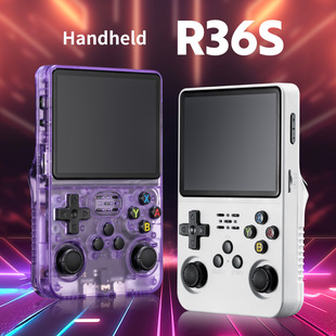 Cross-border AliExpress R36S open source handheld game machine portable retro arcade game nostalgic 3D dual-system handheld