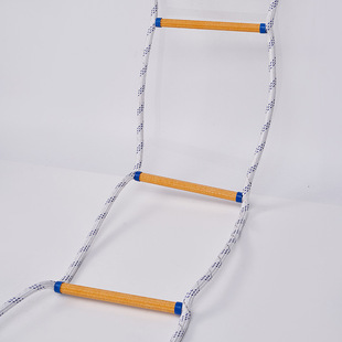 Fire Ladder Wear-resistant Anti-skid Rescue Rope Ladder Fire Training Foldable Ladder Rope Ladder Insulating Resin Escape Ladder