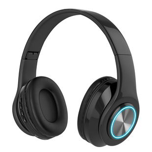 Cross-border B39 macaron headset wireless Bluetooth headset stereo foldable card luminous Bluetooth headset