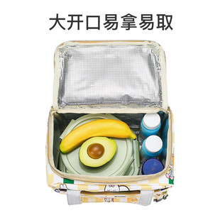 Heat Preservation with Meal Lunch Bag for Work and Travel Picnic Breast Milk Preservation Bag small size Blue Ice Milk Storage Ice Bag