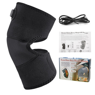 USB Rechargeable Heating Kneepad Vibration Massage Warm-keeping Protective Hot Compress Massage Protective Electric Kneepad