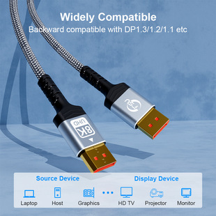 8K дисплей порт кабель 1.4DP кабель 8K @ 60Hz,4K @ 144Hz,2K @ 240Hz