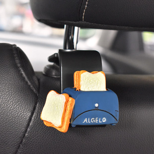 Car seat back hook 2024 new car multifunctional small hook cute cartoon car hook rear