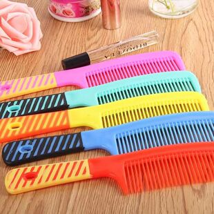 [1] household plastic comb men's special women's long hair anti-static Korean big teeth wide teeth pointed tail points