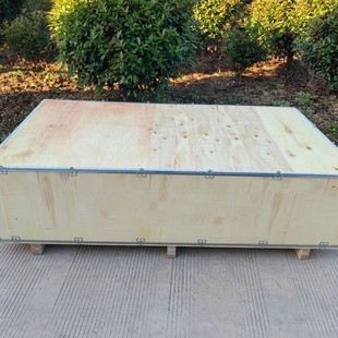 Hefei Straight Hair Thickened Plywood Wooden Box Four-side Fork Steel Edge Wooden Box Excellent Quality and Affordable Price