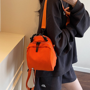 Small Backpack Women's Lightweight Western Style Niche Shoulder Bag New Fashion Mobile Phone Shell Bag Casual Simple Crossbody Bag Women