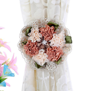 Curtain Strap Creative Curtain Buckle Curtain Clip Punch-free Living Room Bedroom Curtain Rope Practical and Beautiful