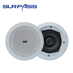 Source factory direct coaxial ceiling speaker with rear cover constant pressure Bluetooth speaker hotel homestay