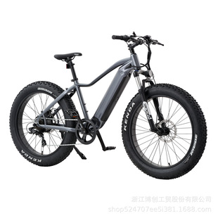 Factory wholesale 26 inch swordfish lithium tram aluminum alloy adult assisted variable speed snow bicycle cross-border generation