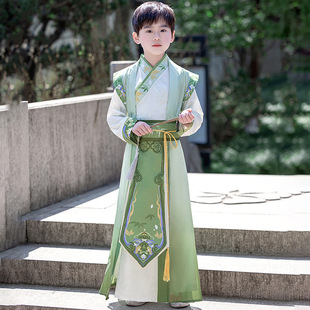 Hanfu Boy Летний Праздник середины осени Детские костюмы
