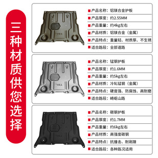 Suitable for Tesla model3 engine battery lower guard plate model original modified chassis underbody guard plate